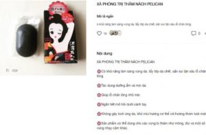 REVIEW xà bông trị thâm nách Pelican