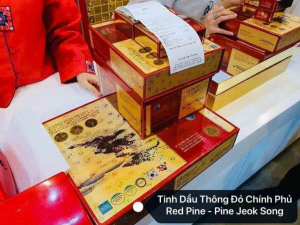 Tinh Dầu Thông Đỏ Pine Jeok Song Gold 120 Vi...