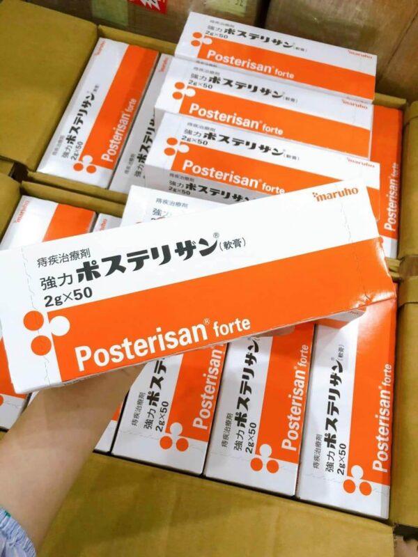 Kem bôi trĩ Posterisan Forte 2g x 50 ống Nhậ...