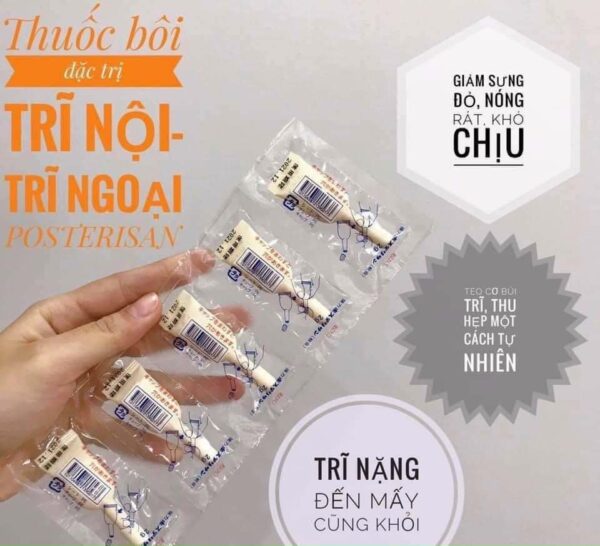 Kem bôi trĩ Posterisan Forte 2g x 50 ống Nhậ...