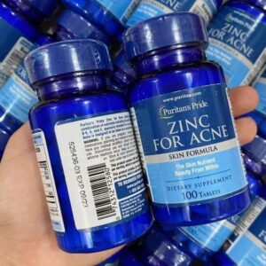 Viên uống kẽm hỗ trợ giảm mụn Puritan...
