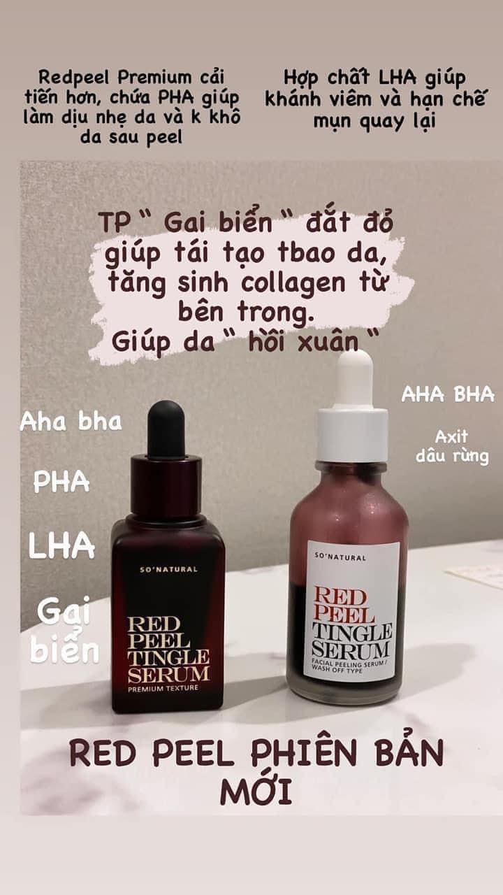 Công dụng nổi bật của Red Peel Tingle Serum