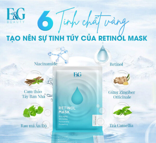 Mặt Nạ Retinol Mask E&G Hàn Quốc