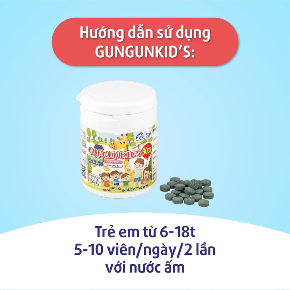 Tảo hỗ trợ tăng chiều cao Gungunkid’ – REVIEW thực tế từ khách hàng