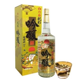 Rượu Sake Gold Mặt Trời Đỏ Takarashozu 1...