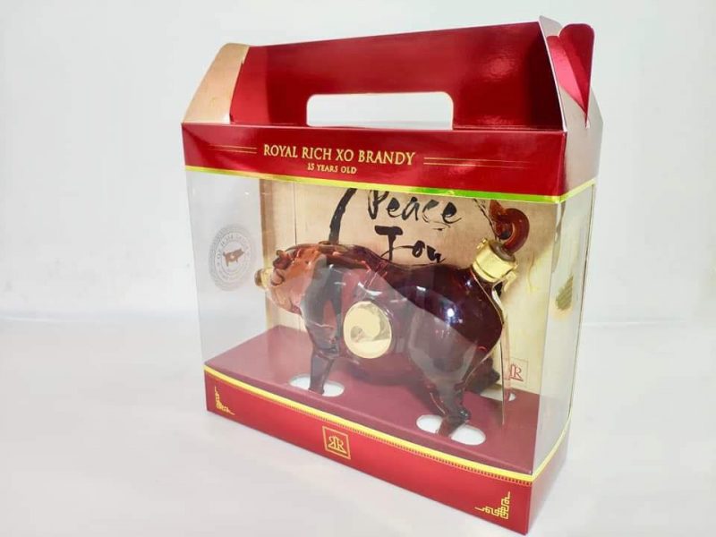 Rượu con heo pháp royal rich xo brandy