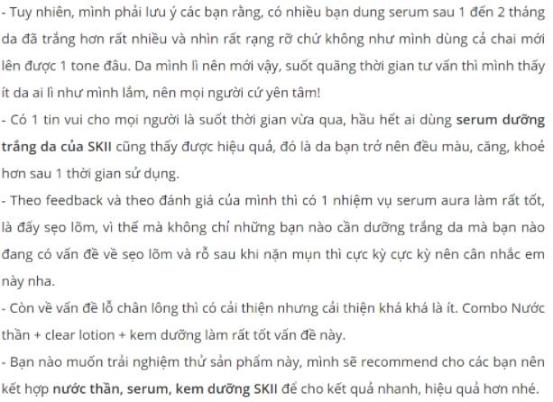 REVIEW serum dưỡng trắng Ultraaura SK-II 