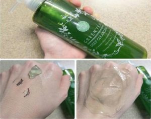 Gel tẩy trang Santa Marche Green Tea Deep Cleansing review