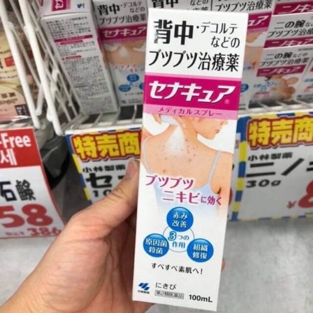 Xịt trị mụn lưng Senakyua có gây kích ứng da hay không?