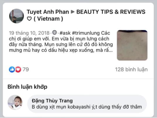 Xịt mụn lưng Kobayashi review