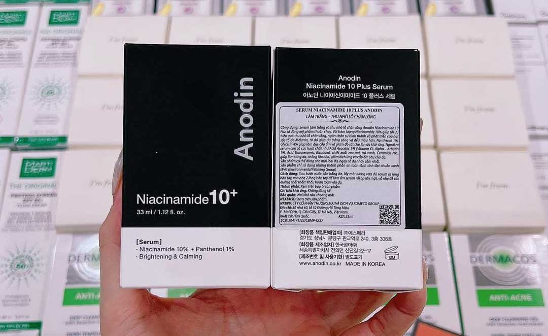 Serum dưỡng trắng Anodin Niacinamide 10 Plus