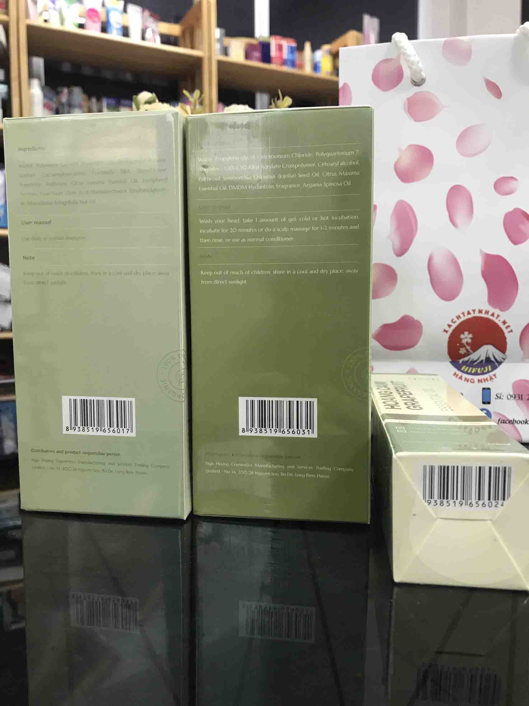 Set 3 tinh dầu bưởi Hoàng Cầm