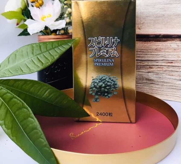 Tảo xoắn Spirulina Ribeto Premium 2400 viên