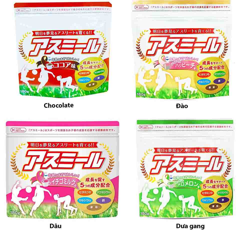 Sữa Asumiru tăng chiều cao