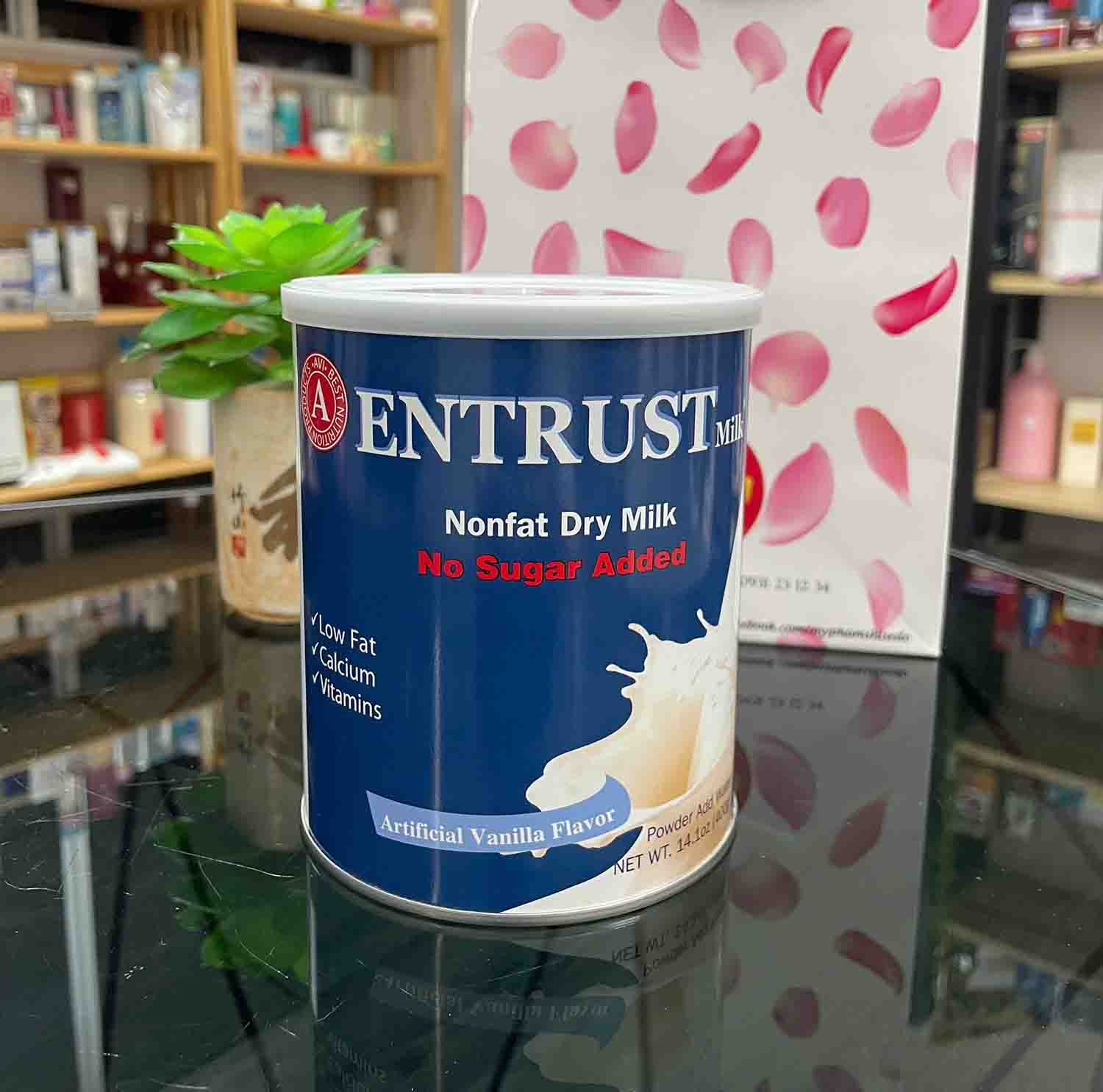 Sữa Bột Không Đường Entrust Milk Cho Người Tiểu Đường 400g