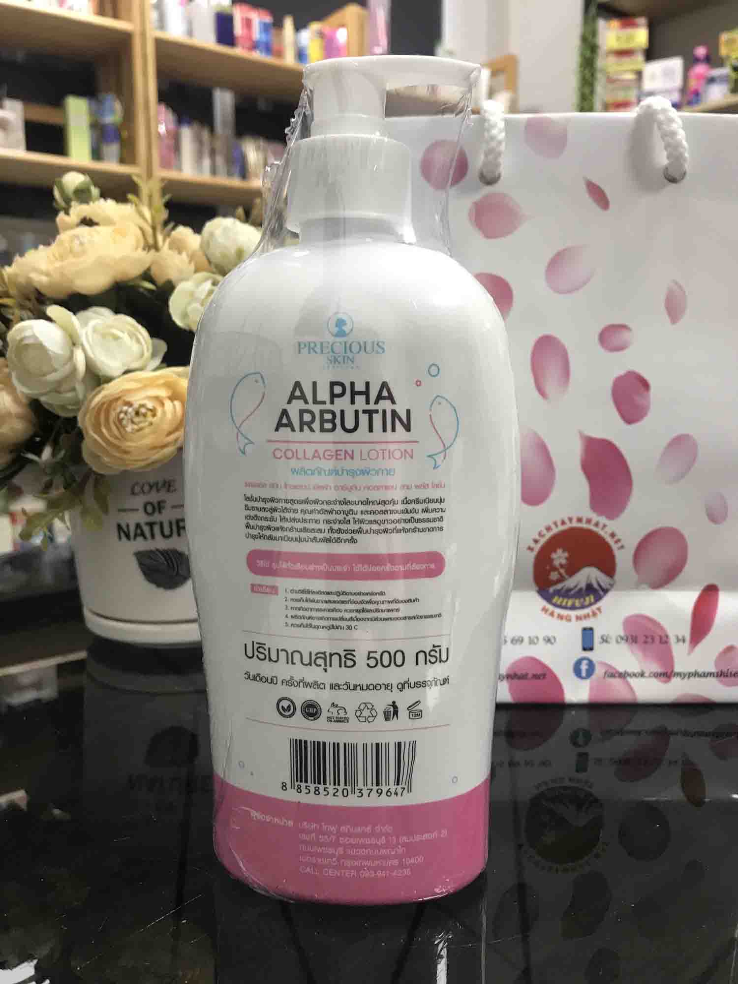 Sữa Dưỡng Thể Alpha Arbutin 3 Plus Collagen Lotion 500ml