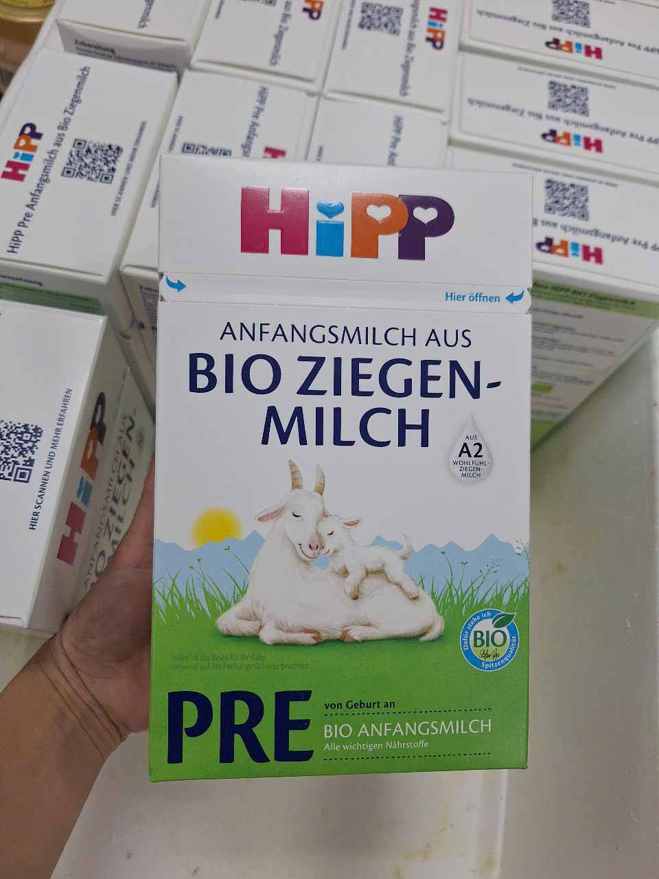 Sữa dê Hipp Bio Ziegenmilch Pre