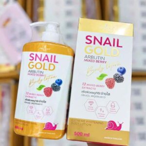 Sữa dưỡng thể Snail Gold Arbutin Mixed Berr...