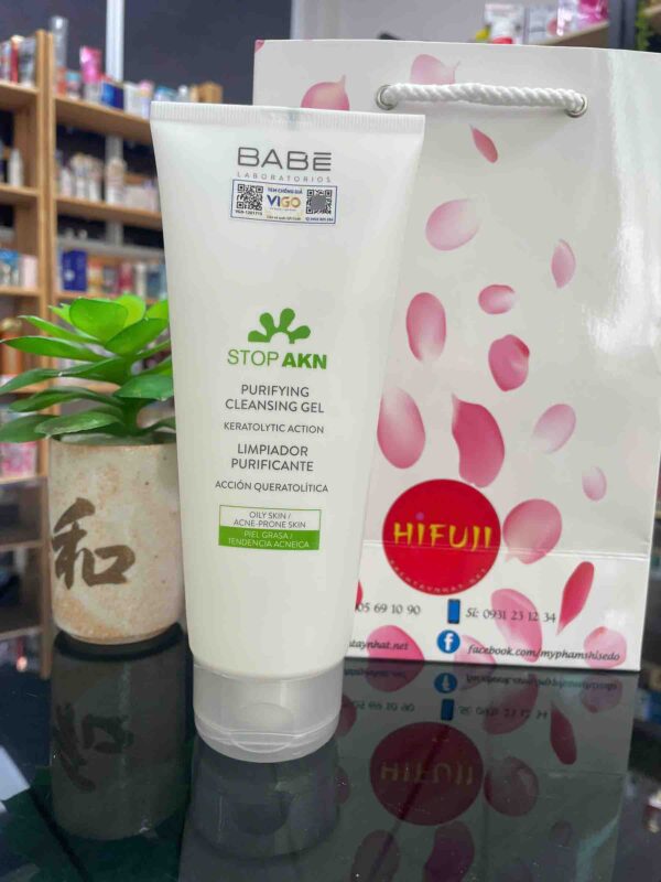 Sữa rửa mặt Babe Stop AKN Purifying Cleansin...
