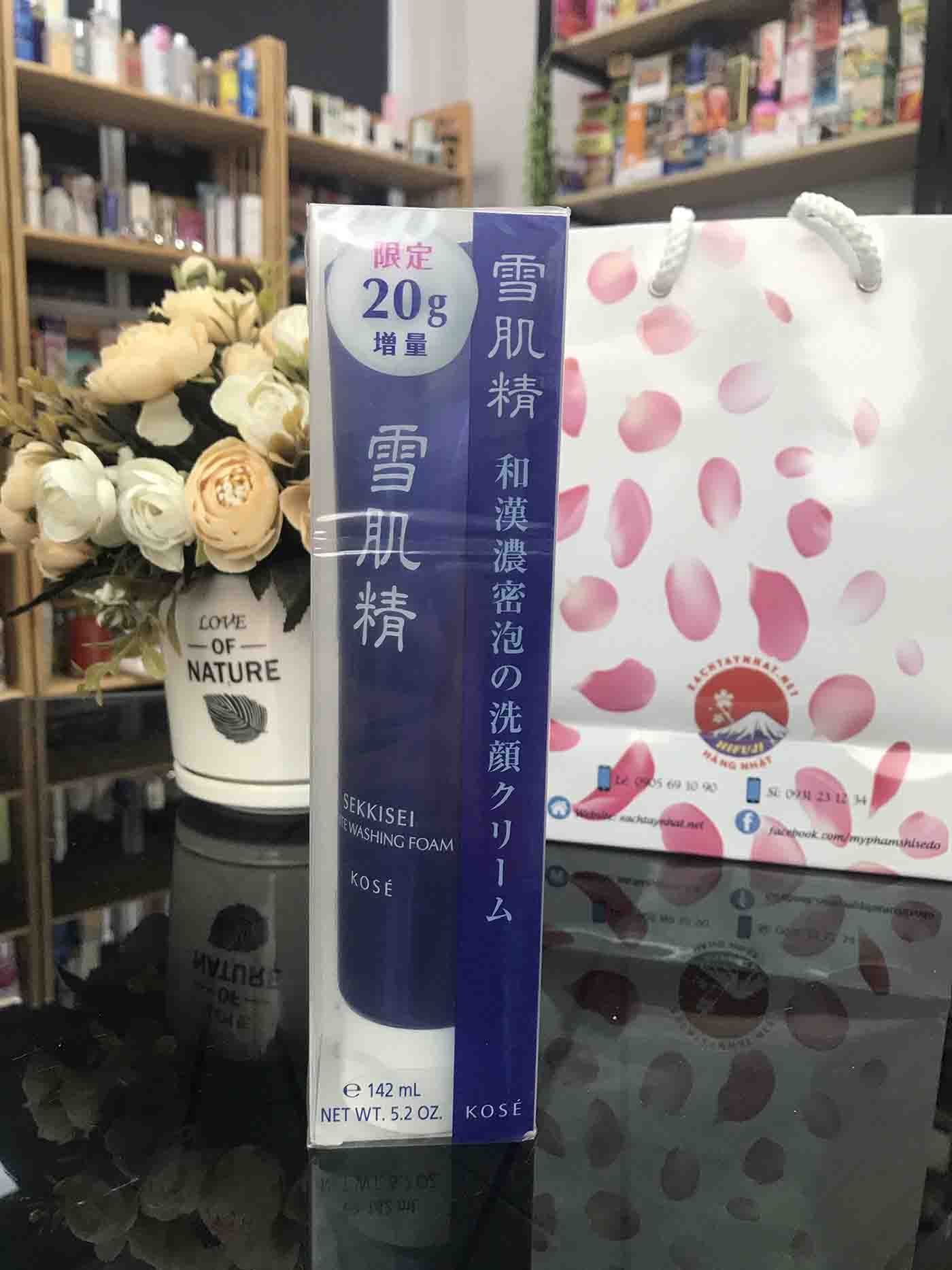 Sữa rửa mặt Kose Sekkisui White Washing