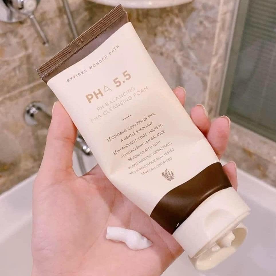 Sữa rửa mặt Wonder Bath PHA 5.5 - REVIEW