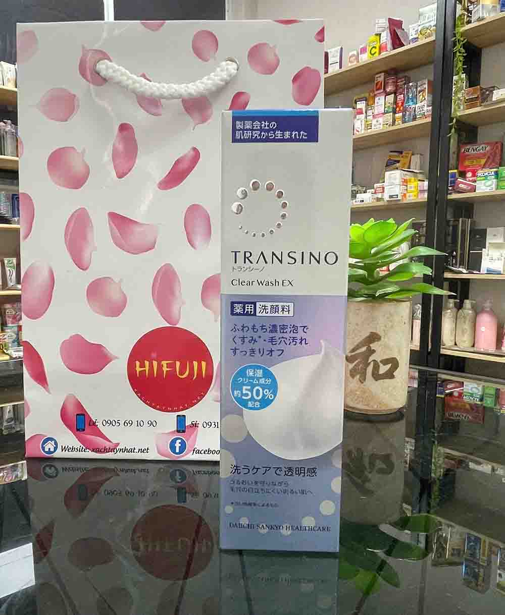 Sữa rửa mặt Transino Clear Wash mẫu mới