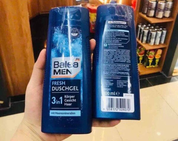 Sữa tắm gội Balea Men 3 in 1 Sport Duschgel ...