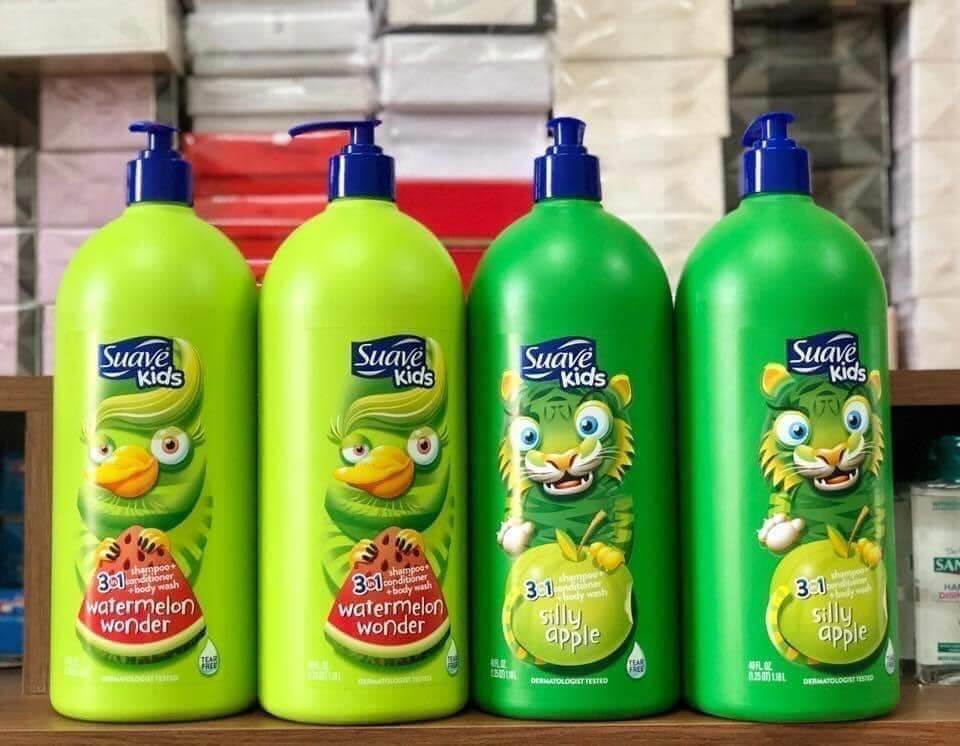 Sữa tắm gội Suave 3in1 có tốt không?