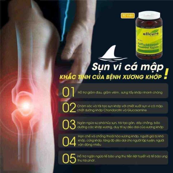 Viên Sụn Cá Allcura Của Đức 90 Viên