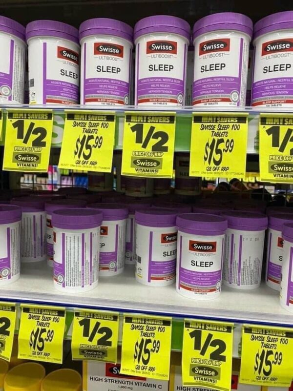 Hỗ trợ ngủ ngon Swisse Sleep dạng viên và bột - Hình ảnh 2