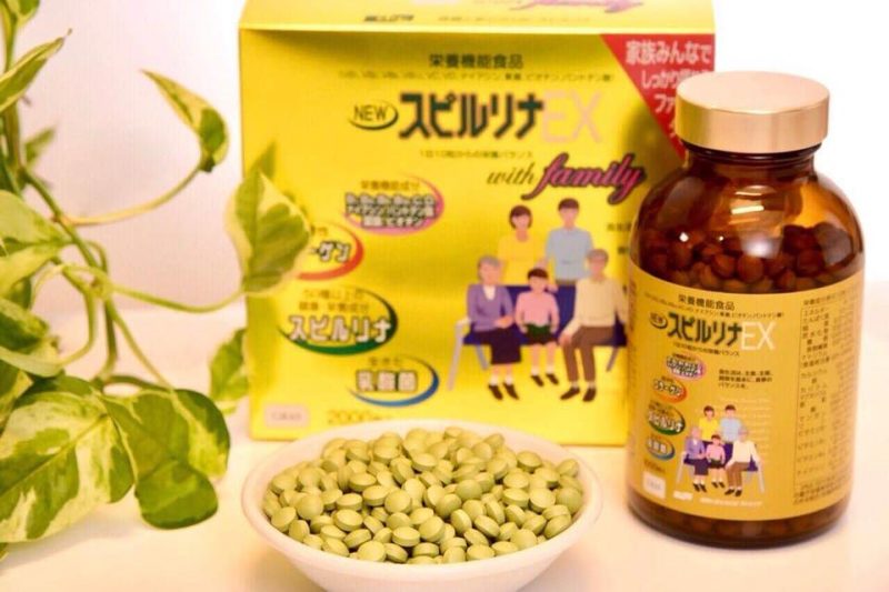 Tảo vàng Spirulina EX DIC Nhật Bản cao cấp mẫu mới 2019