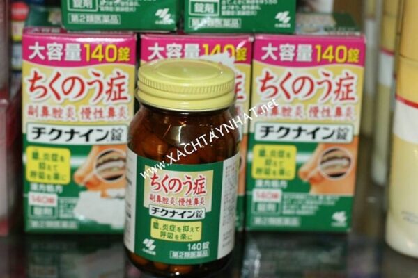 Viên uống hỗ trợ viêm xoang Chikunain Nhật Bản 224 viên - Hình ảnh 5