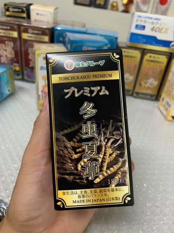 Đông Trùng Hạ Thảo TOHCHUKASOU PREMIUM Nhật Bản 180 Viên - Hình ảnh 2