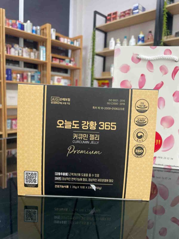 Thạch Nghệ Collagen Nano Curcumin Jelly 365 Vị Xoài 30 Gói - Hình ảnh 6