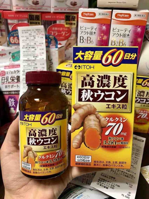 Viên nghệ ITOH 70mg hỗ trợ dạ dày Nhật...