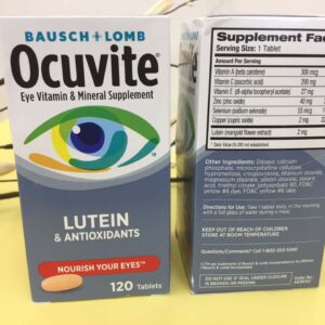Viên Uống Bổ Mắt Ocuvite Bausch + Lomb 120 ...