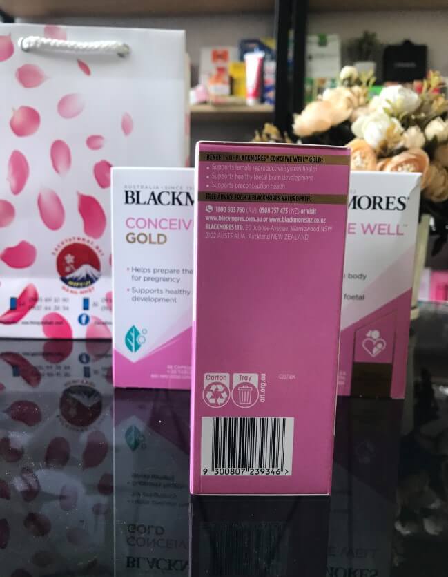 Hỗ trợ thụ thai Blackmores Conceive Well:tm: Gold chính hãng giá bao nhiêu? Mua ở đâu?