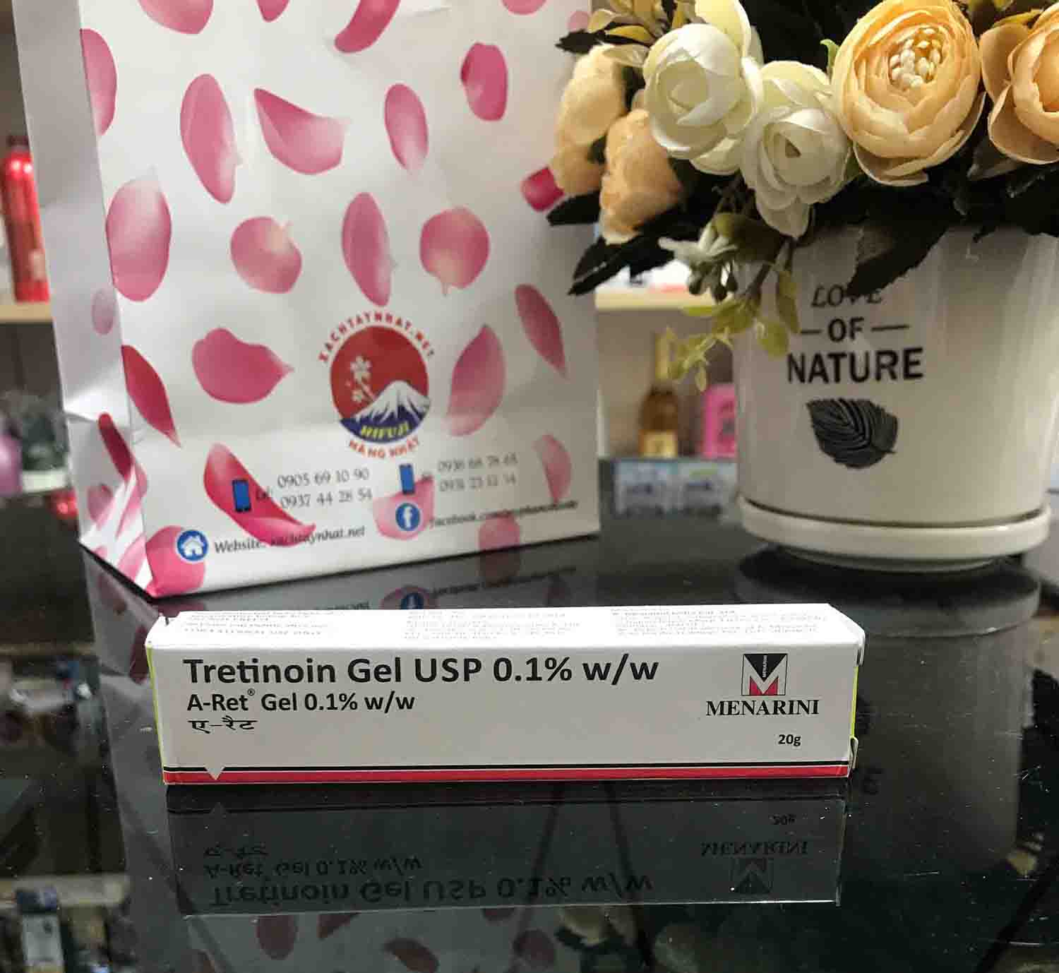 Thuốc trị mụn Tretinoin Gel USP 0.1% mờ thâm