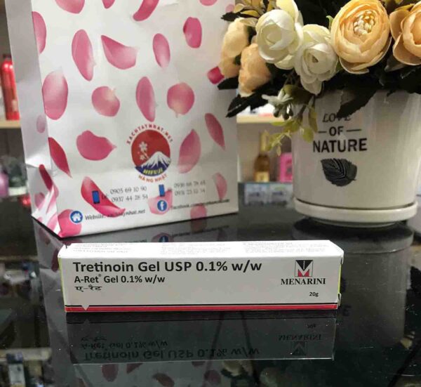Kem trị mụn Tretinoin Gel USP 0.1% mờ thâm,...