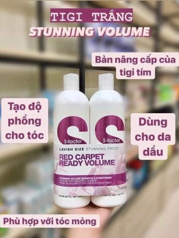 Bộ dầu gội Bed Head Tigi trắng S Factor 75...