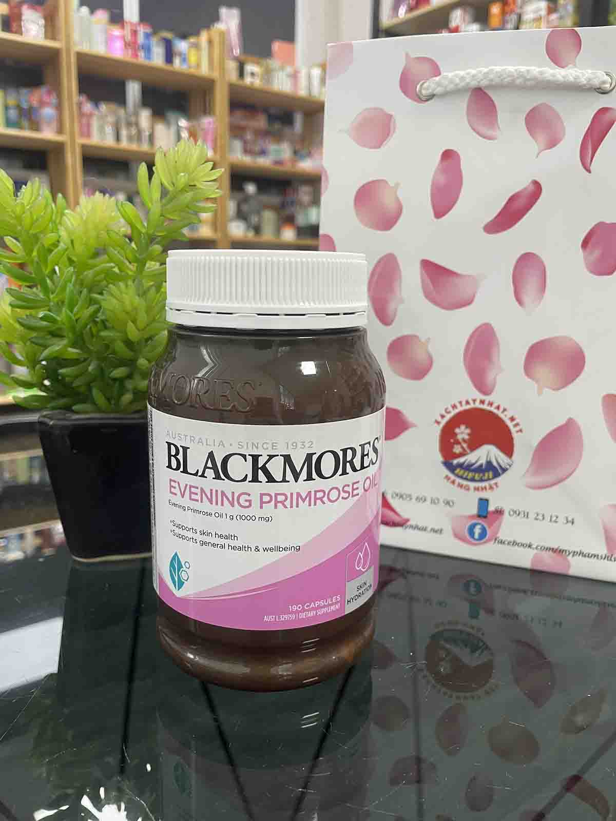 Tinh Dầu Hoa Anh Thảo Úc Blackmores Evening Primrose Oil Mẫu Mới