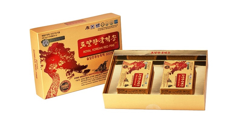 Tinh dầu thông đỏ hoàng gia Hàn Quốc 120v450mg