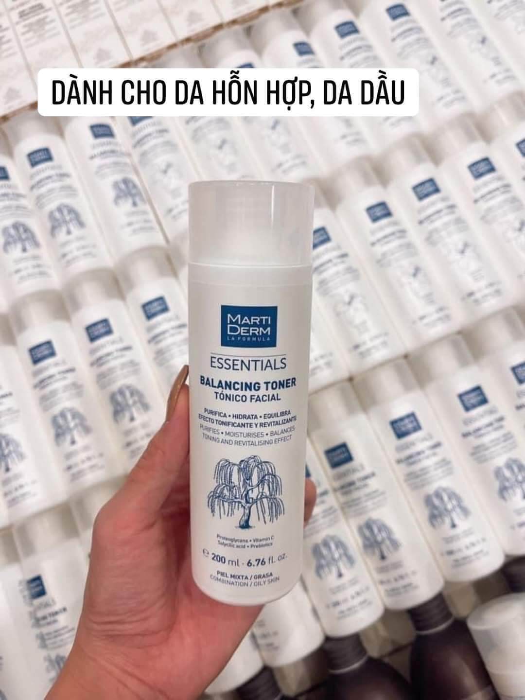 Toner MartiDerm Essentials Balancing chứa BHA có tốt không?