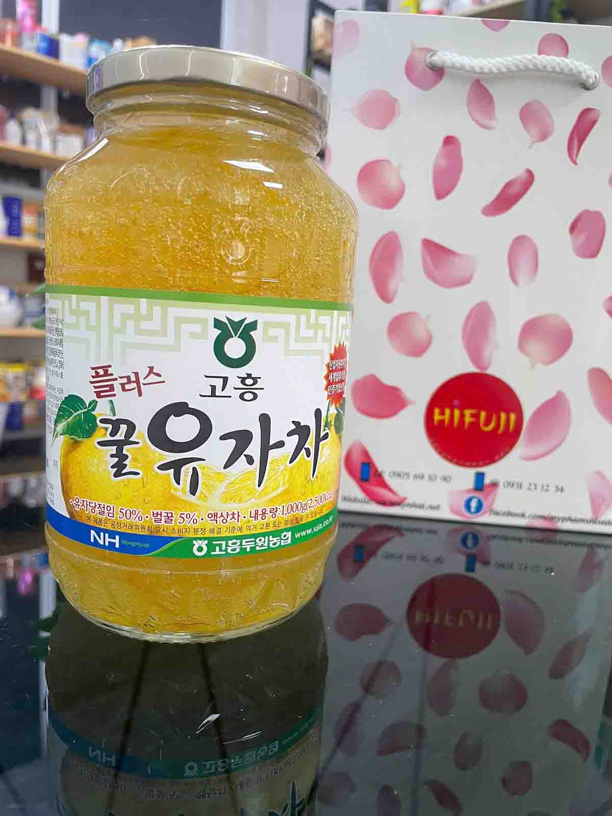 Trà chanh mật ong Hàn Quốc Nonghyup chính hãng 1kg