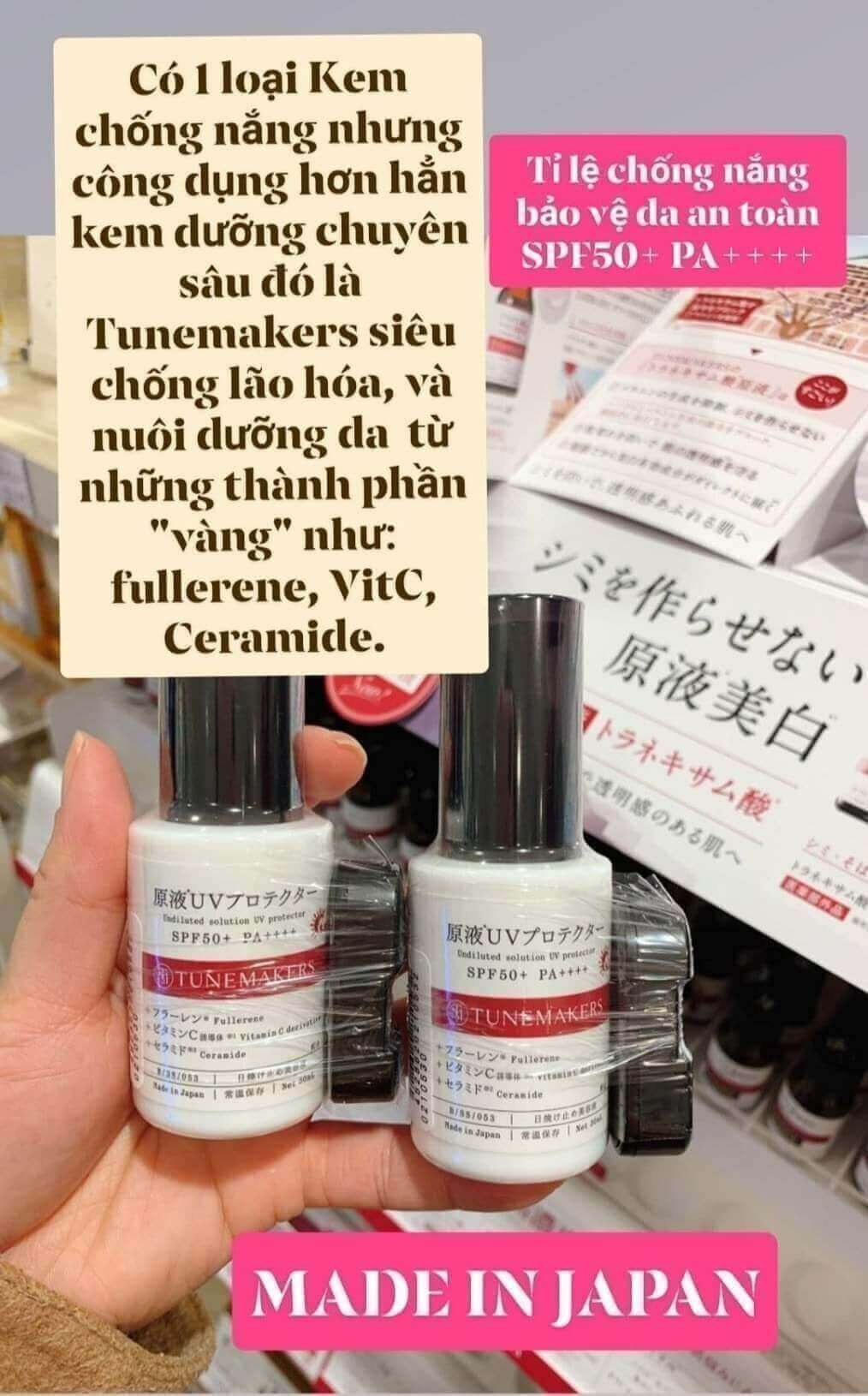 Kem chống nắng Tunemaker có tốt không?