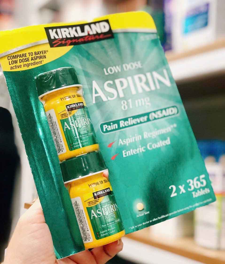 Viên Uống Giảm Đau Kirkland Low Dose Aspirin