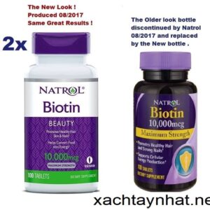 Viên Uống Hỗ Trợ Mọc Tóc Natrol Biotin B...