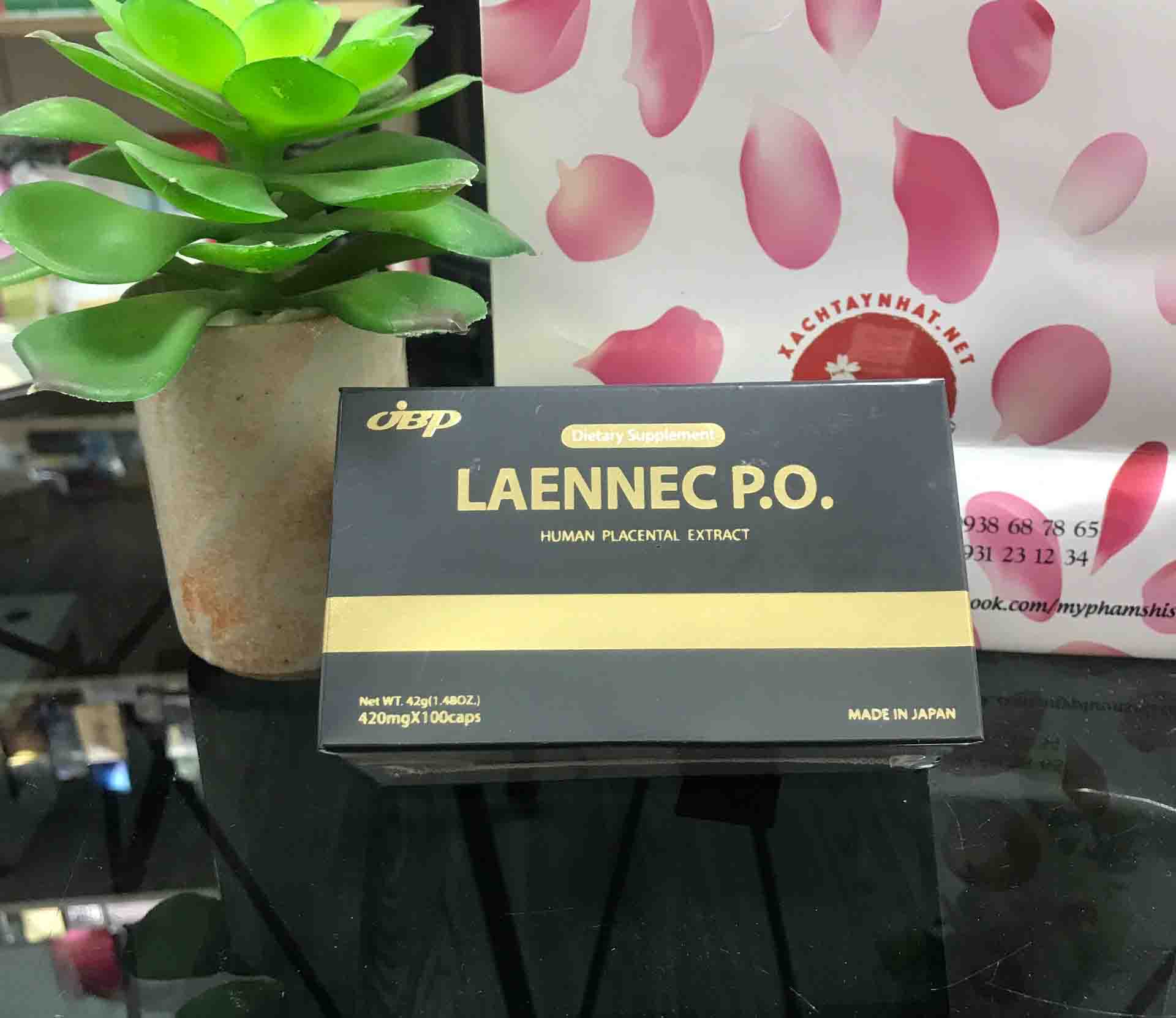 Viên Uống Nhau Thai Laennec PO Human Placental Extract Nhật Bản 100 Viên