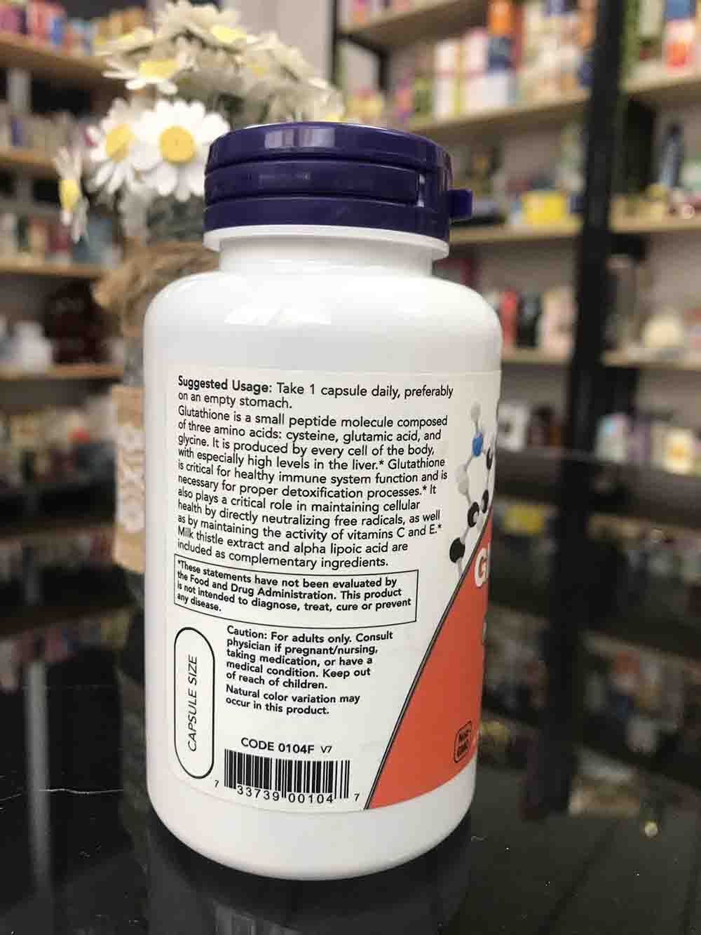 Viên Uống Trắng Da Glutathione Now