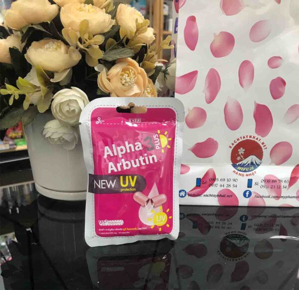 Viên chống nắng trắng da Alpha Arbutin 3 Pl...